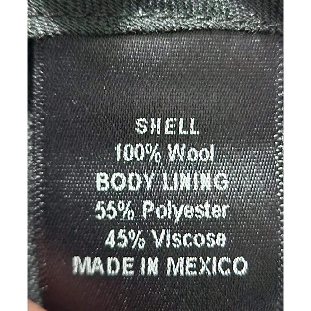 $695 The Black Tux Men's Black Shawl Collar One Button Tuxedo Size 38